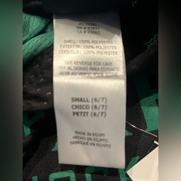 NHL Dallas Stars Hockey Officially Licensed Boys Black Green Hoodie Small. NEW! - Picture 4 of 8